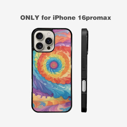 iPhone 16 Pro Max Case — Tie Dye Swirls Tie Dye Swirls, Customized Protective Case