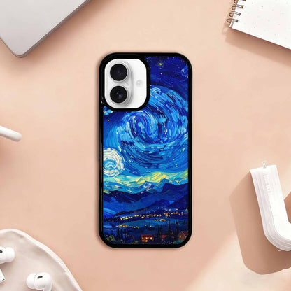 iPhone 17 Case — Starry Night Van Gogh Galaxy Space, Custom Printed Phone Case