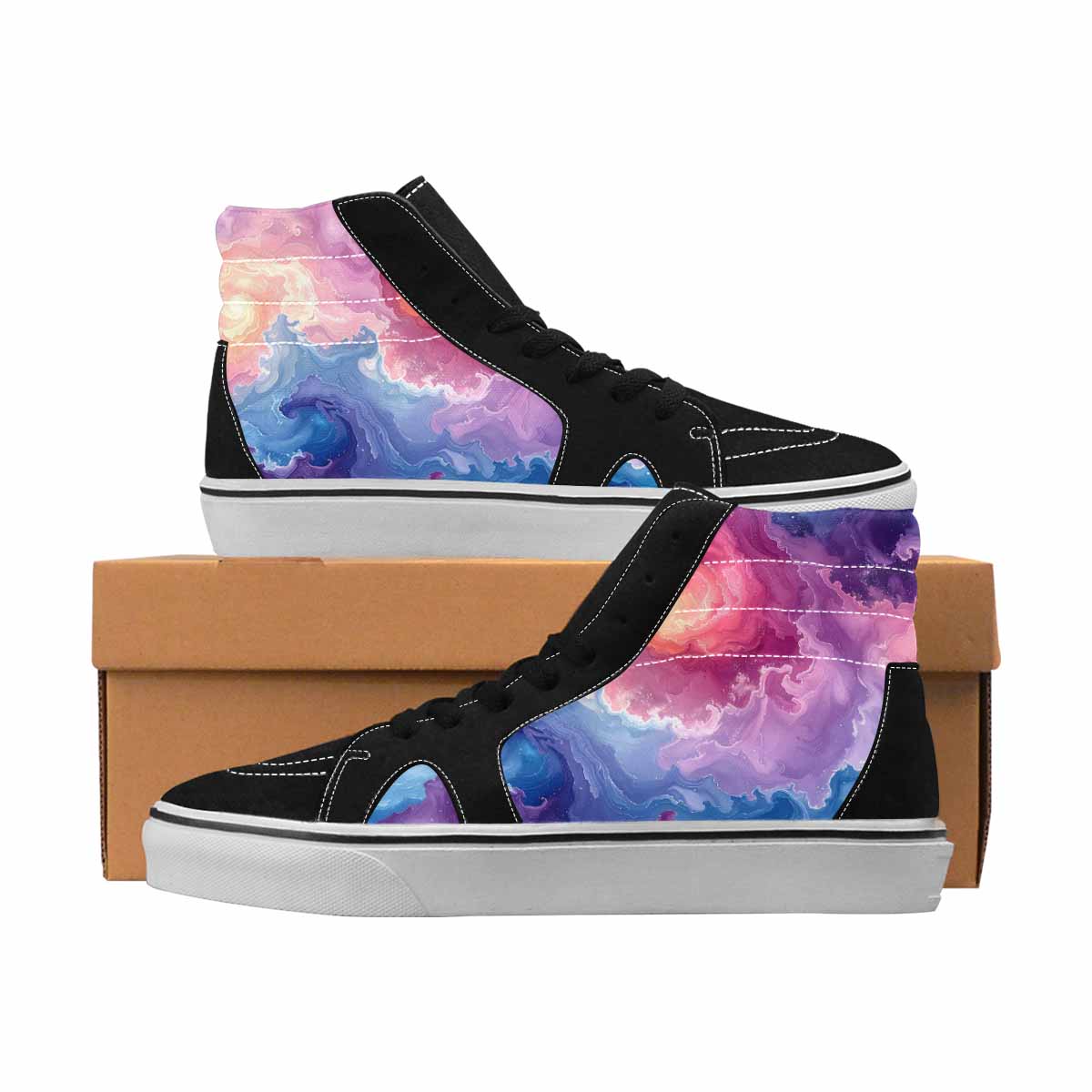 MEN'S Steampunk Galaxy Airbrush Gra Ferion