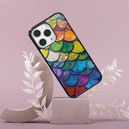 iPhone 15 Pro Max Case — Reptile Scale Full Color Vibrant Reptile, Custom Phone Case