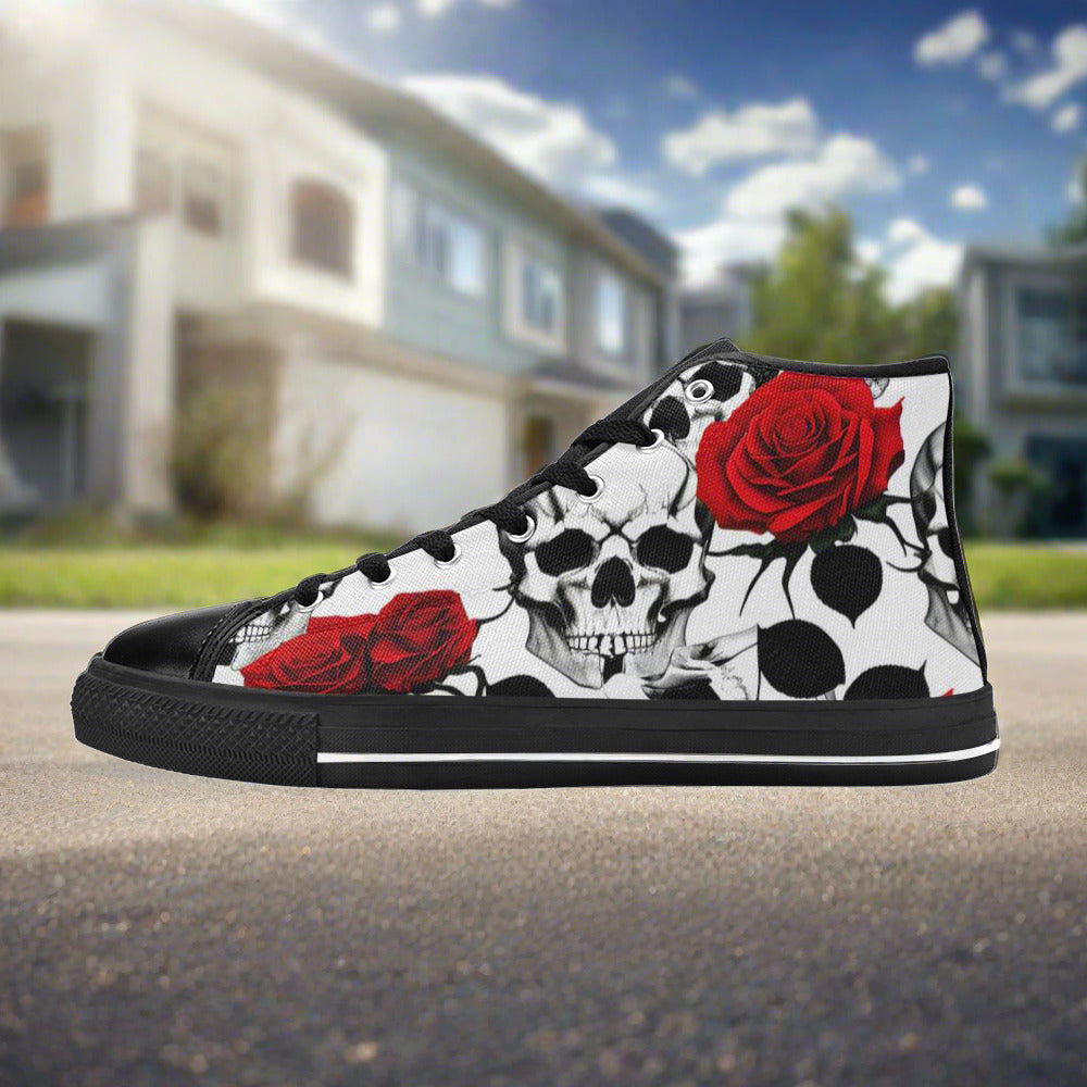Monarch Green Emerald Wearable MEN Bold Art - Freaky Shoes | Custom Art Sneakers