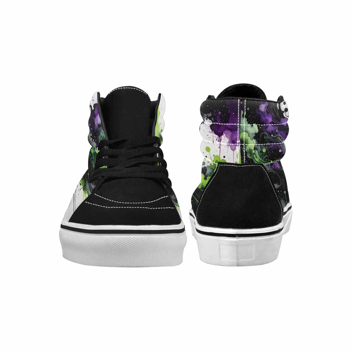 MEN'S Galaxy Nebula High Top Canvas Melting Art Custom Sneakers