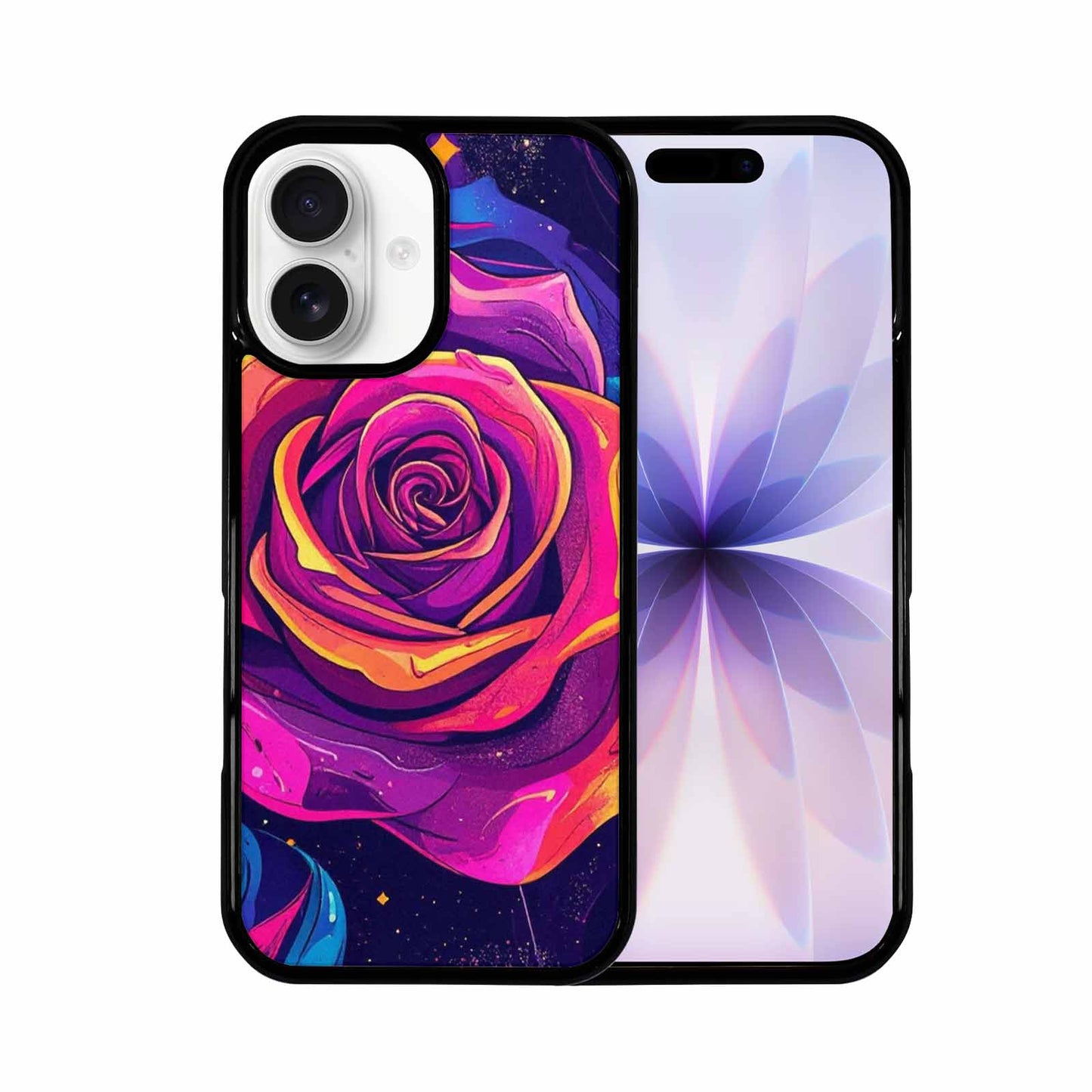iPhone 17 Case — Rose Galaxy Art Seamless Galaxy Space, Original Design Phone Case