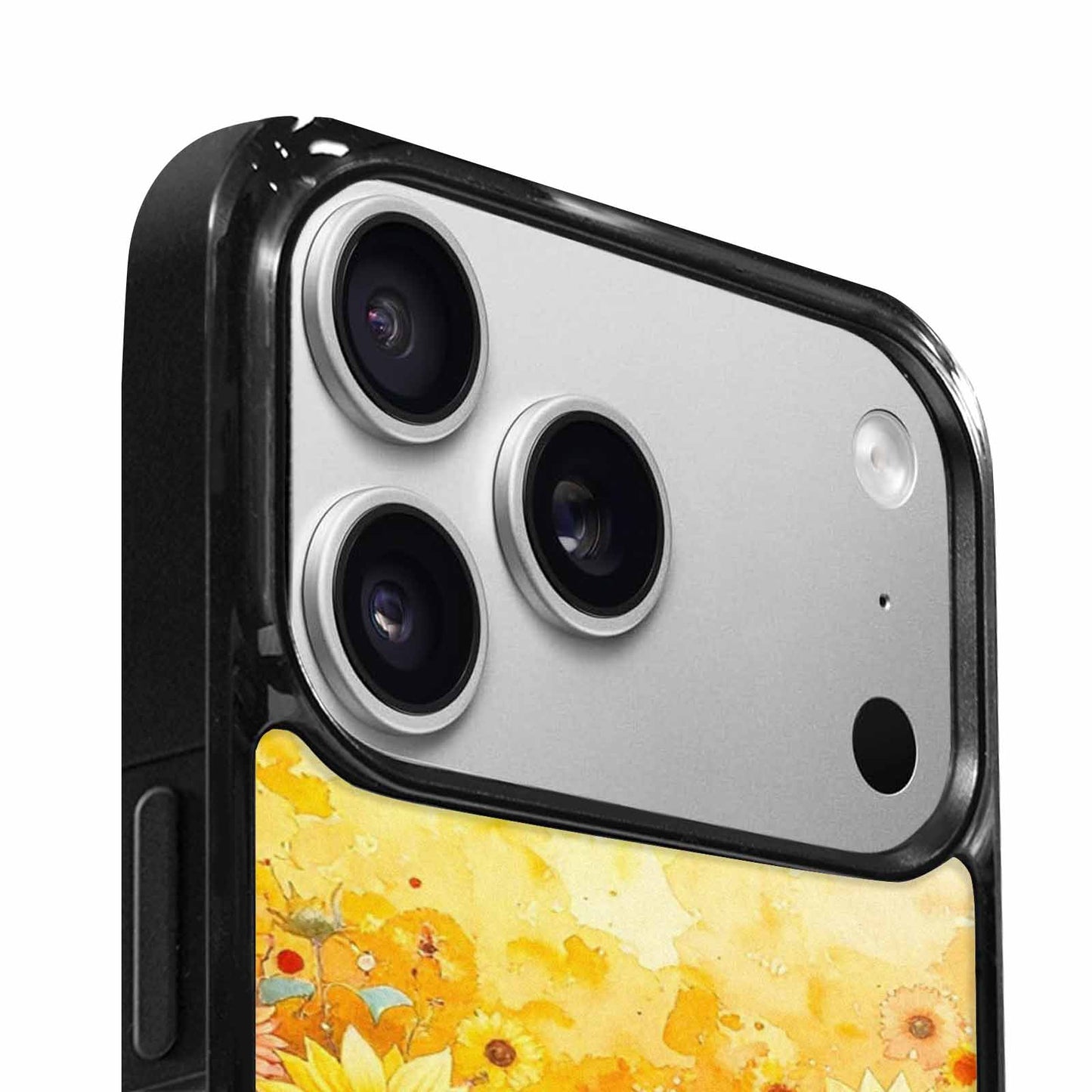 iPhone 17 Pro Max Case — Full Color Vibrant Sunflower Floral, Original Design Phone Case