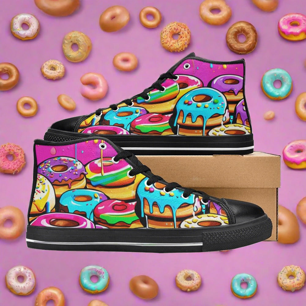 Phoenix Teal Gold Custom Bold Art - Freaky Shoes