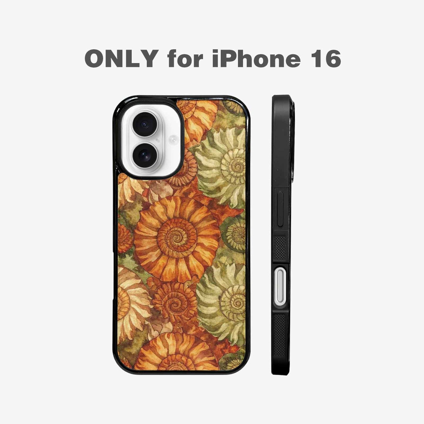 iPhone 16 Case — Tie Dye Earth Tones Blended Overlapping, Unique Phone Case Design