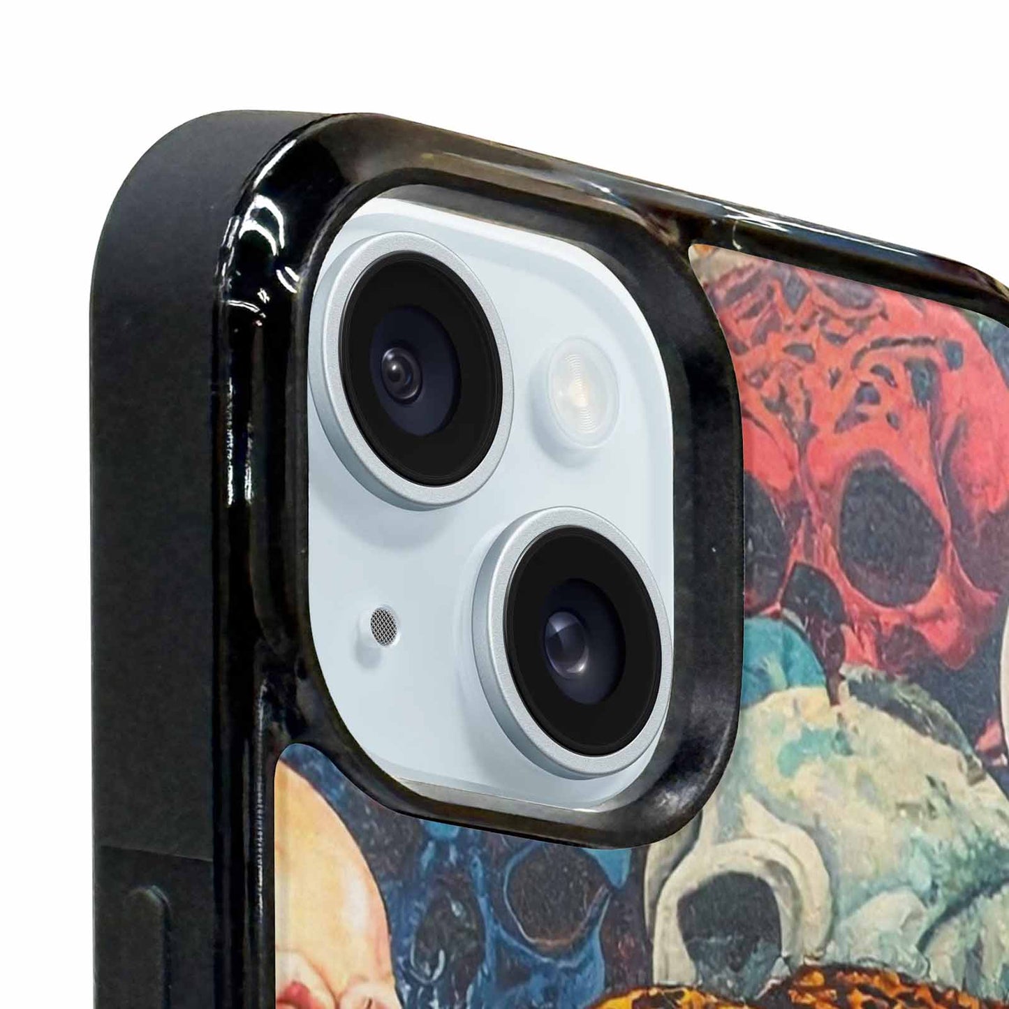 iPhone 15 Plus Case — Skulls Animal Printskulls Patt, Custom Made Phone Cover