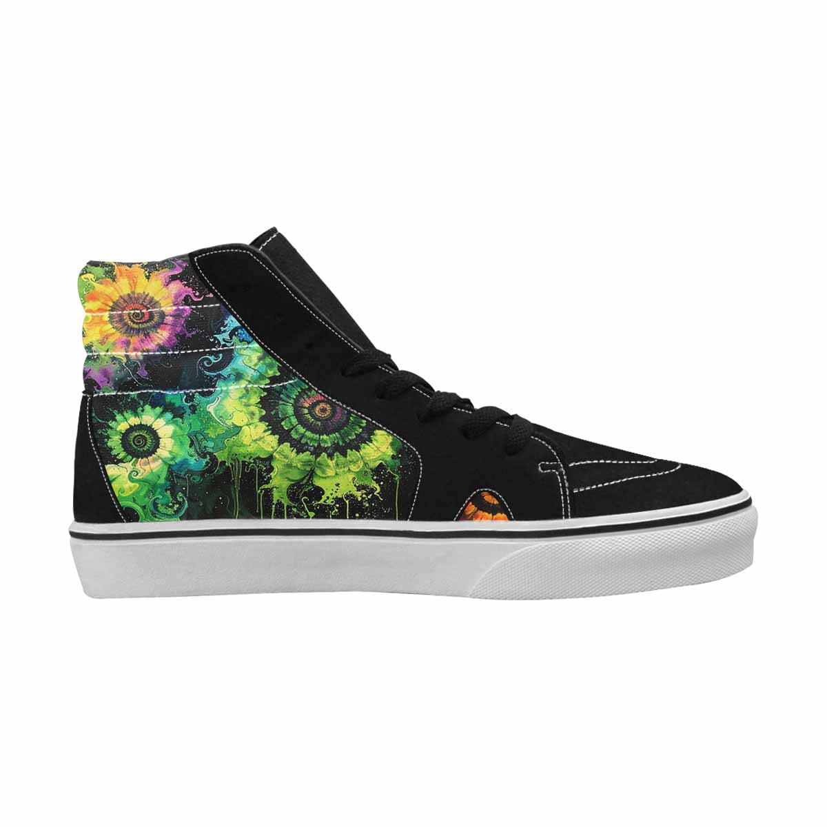 MEN'S Tie High Top Canvas Y2K Custom Shoes