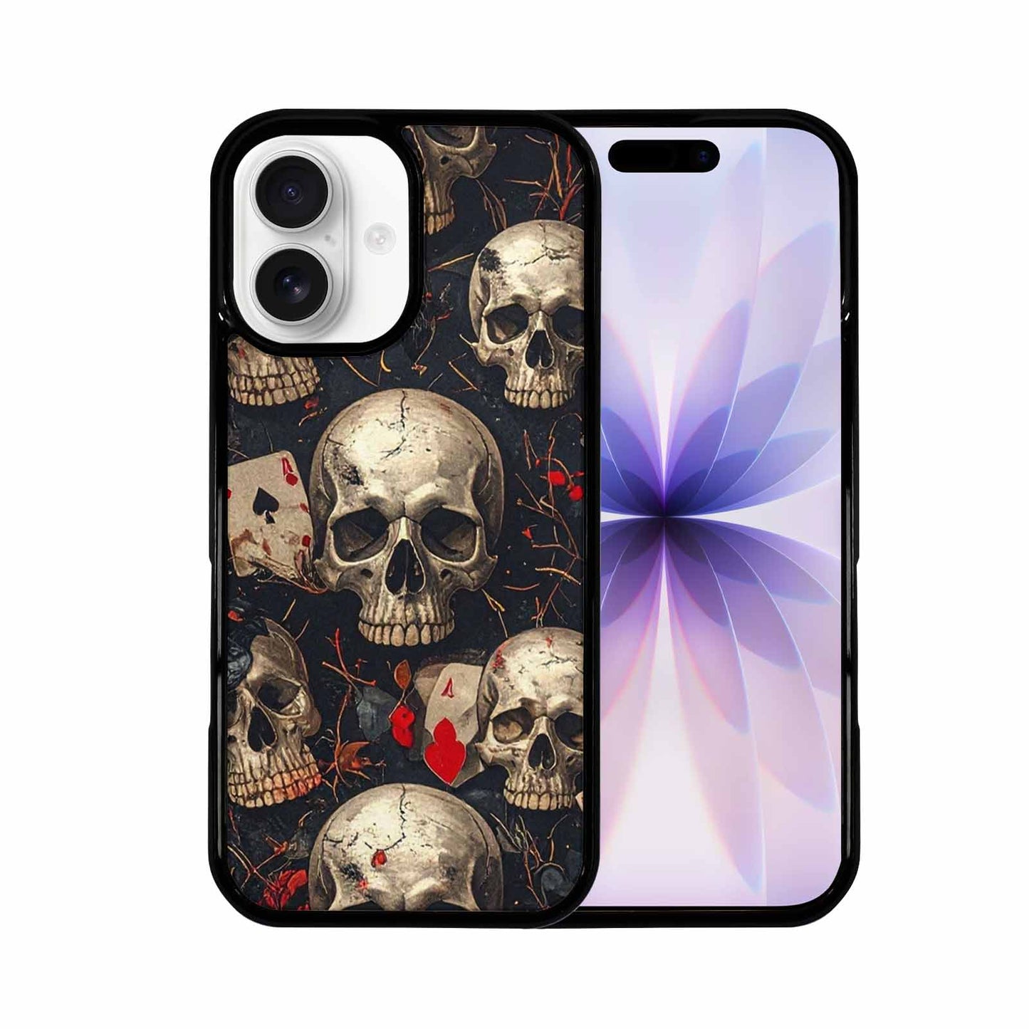 iPhone 17 Case — Skull Dark Art Gothic Print Gothic, Custom Printed Phone Case