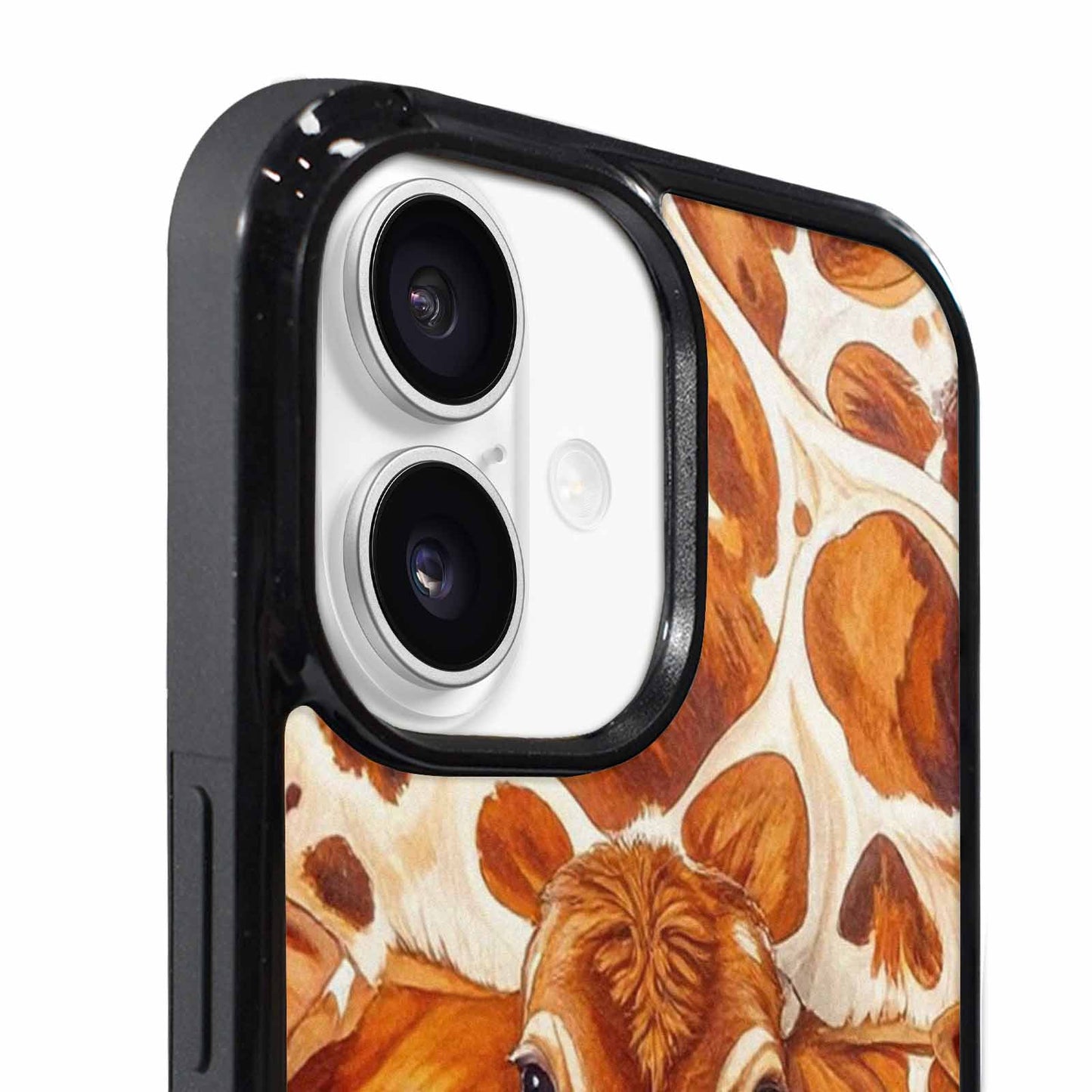 iPhone 17 Case — Small Cow Animal Print Animal Print, Custom Designed Case Cover