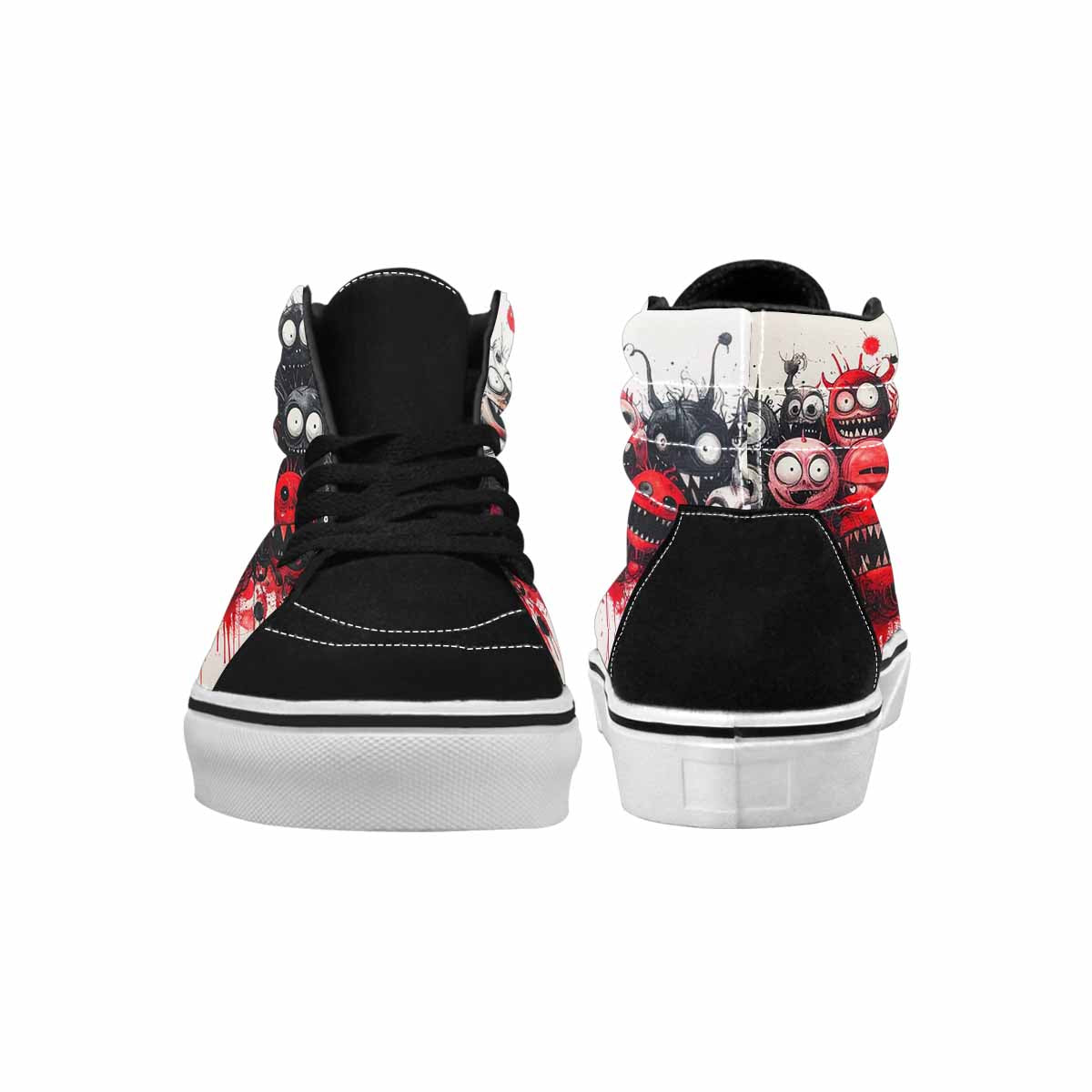 MEN'S Monsters (general) High Top Canvas Dark Academia Custom Sneakers