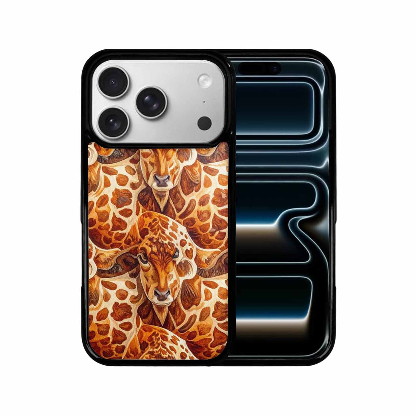 iPhone 17 Pro Case — Small Cow Animal Print Skin Animal, Unique Phone Case Design