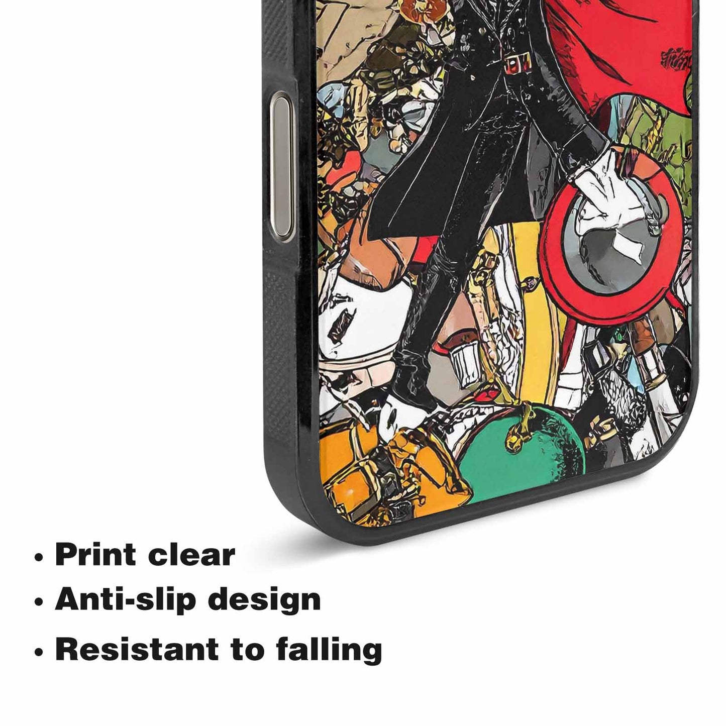 iPhone 16 Pro Max Case — Noir Spy Silhouette Pen Ink Noir, Custom Print Case Cover