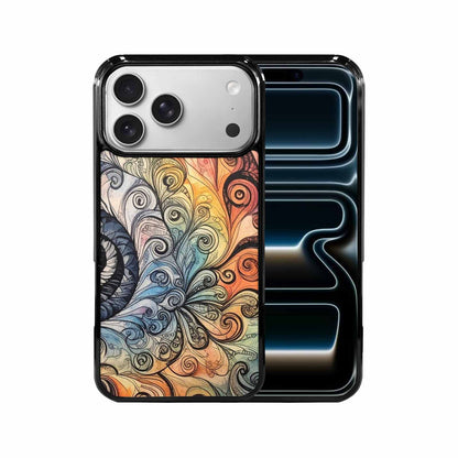 iPhone 17 Pro Max Case — Tie Dye Swirls (black Tie Dye, Original Design Phone Case