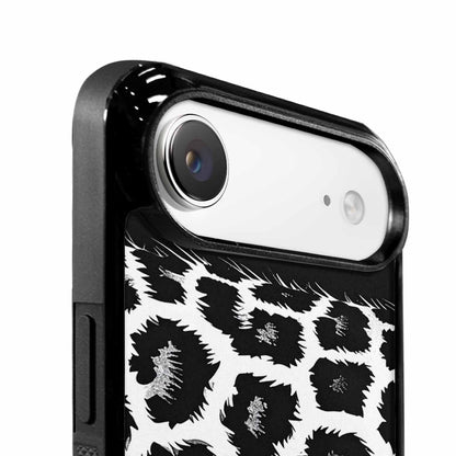 iPhone 17 Air Case — Leopard Print Black And White Animal, Custom Made Phone Cover