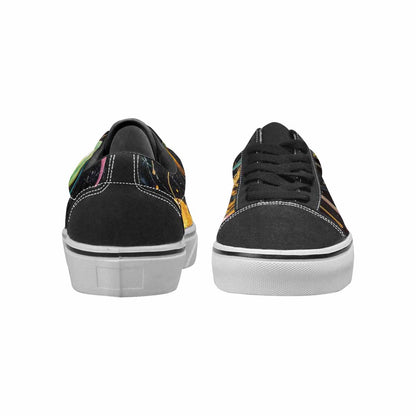 WOMEN'S Aliens  Marble Melting Lace-Up Canvas Cottagecore Sneakers