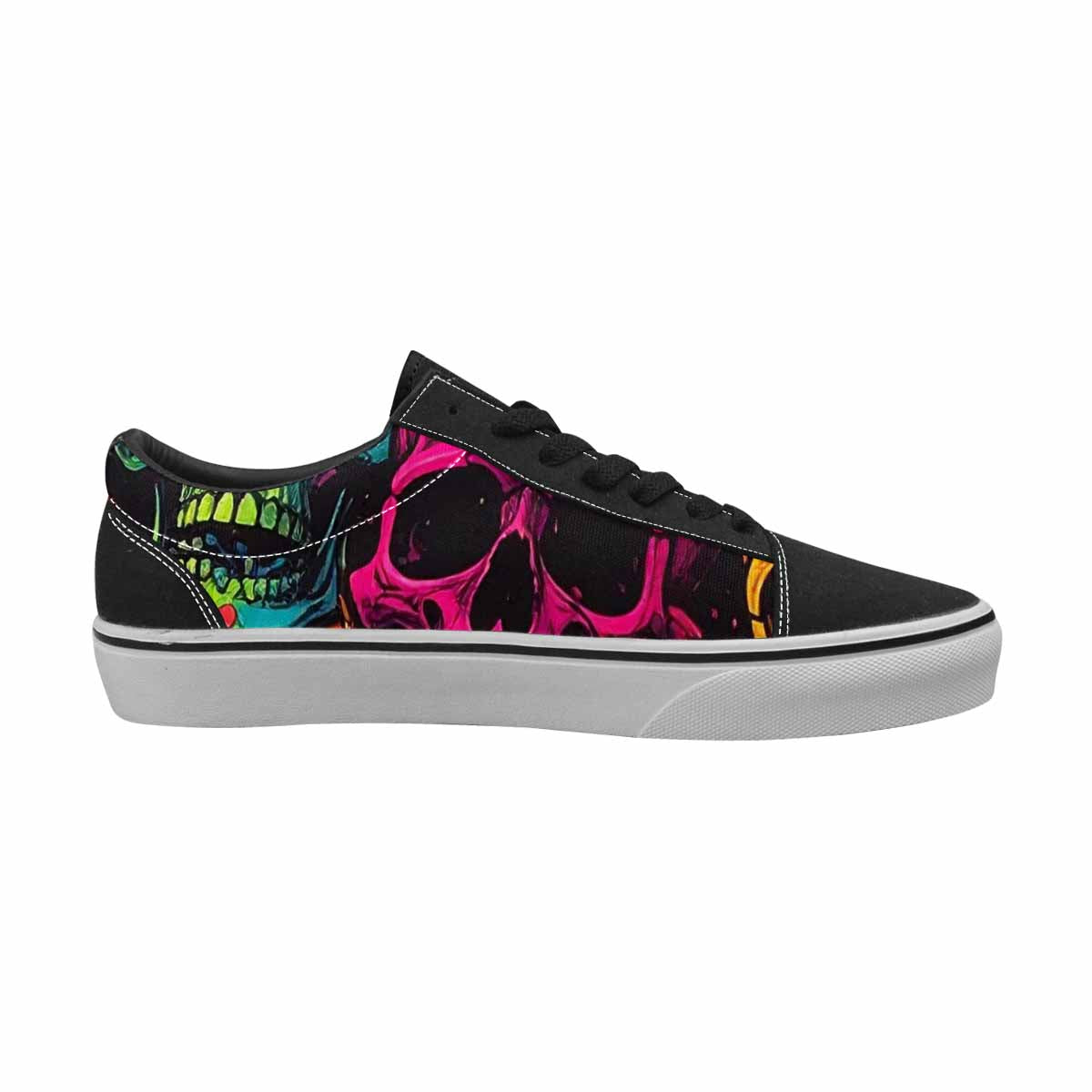 WOMEN'S Vibrant Camo 1000 S Lace-Up Canvas Vibrant Chaos Custom Sneakers