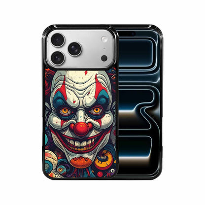 iPhone 17 Pro Max Case — Evil Circus Heads Faces Cartoon Cute, Custom Designed Case Cover