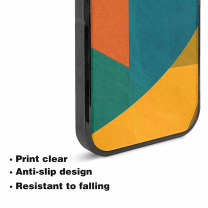 iPhone 15 Plus Case — 1990s Memphis Art Pattern, Custom Phone Case