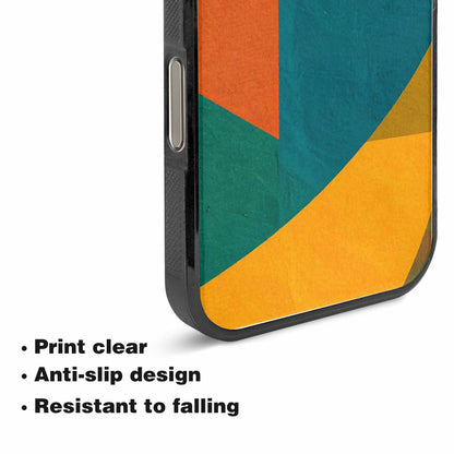 iPhone 15 Pro Max Case — 1990s Memphis Art Pattern, Custom Art Phone Cover