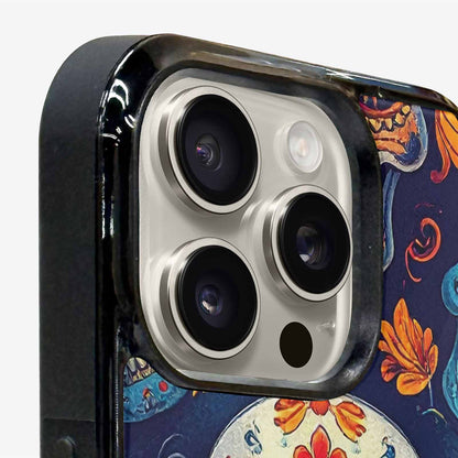 iPhone 16 Pro Case — Day Dead Sugar Skull Art 100s, Custom Made Phone Cover