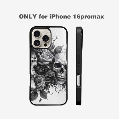 iPhone 16 Pro Max Case — Skull Gothic Art Dark Original, Custom Designed Case Cover