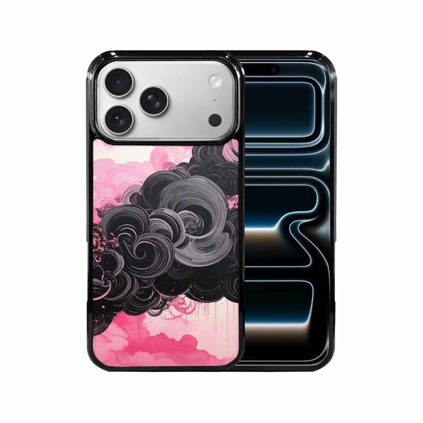 iPhone 17 Pro Max Case — Van Gogh Swirl Black Original Art, Customized Protective Case