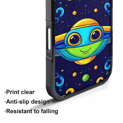 iPhone 17 Pro Max Case — Alien Ufo Cartoon Art Alien Scifi, Custom Made Phone Cover