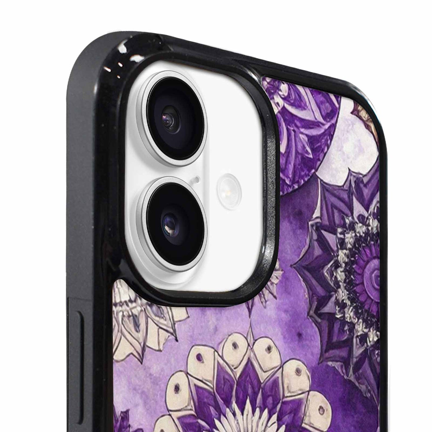 iPhone 17 Case — Small Mandala Pattern, Randomly Floral, Custom Printed Phone Case
