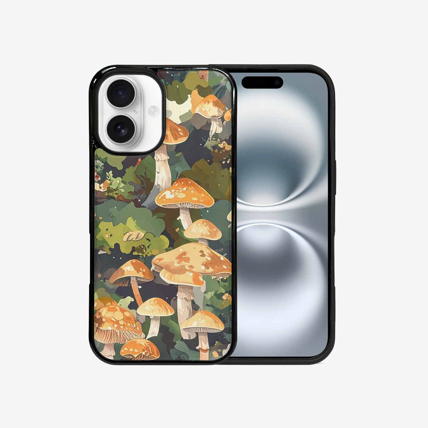 iPhone 16 Case — Mushrooms Camomushrooms Patter 9y1, Custom Art Phone Cover