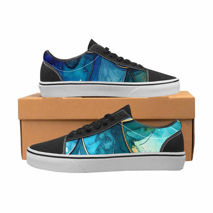 WOMEN'S Mermaid Scale Canvas Lace-Up Y2K Sneakers