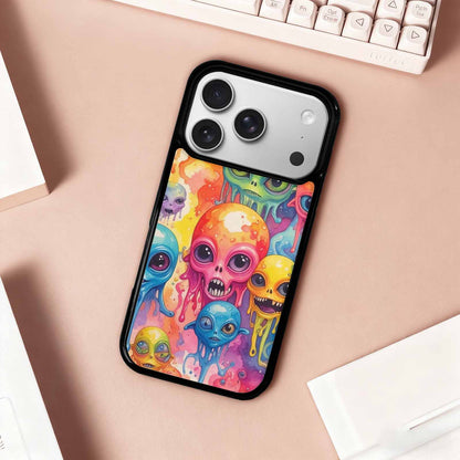 iPhone 17 Pro Case — Aliens Tie Dyemelting Aliens P Tie, Customized Protective Case