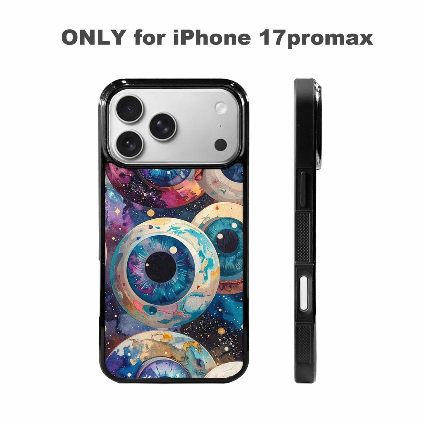 iPhone 17 Pro Max Case — Seamless Tileable Pattern Of Galaxy Space, Original Design Phone Case
