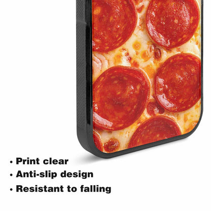 iPhone 15 Plus Case — Pepperoni Pizza Print Custom, Custom Designed Case Cover