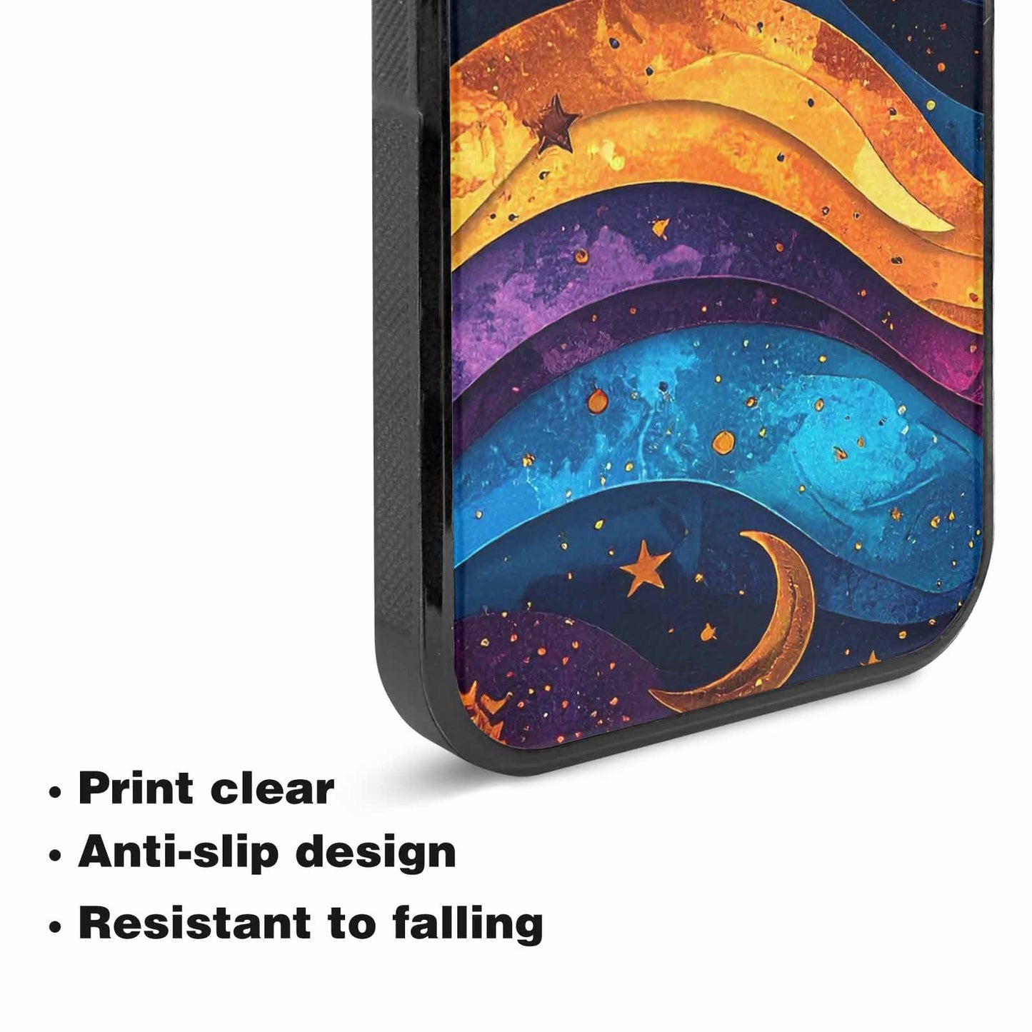 iPhone 15 Plus Case — Steampunk Galaxy Art Seamless Pattern Vibrant, Customized Protective Case