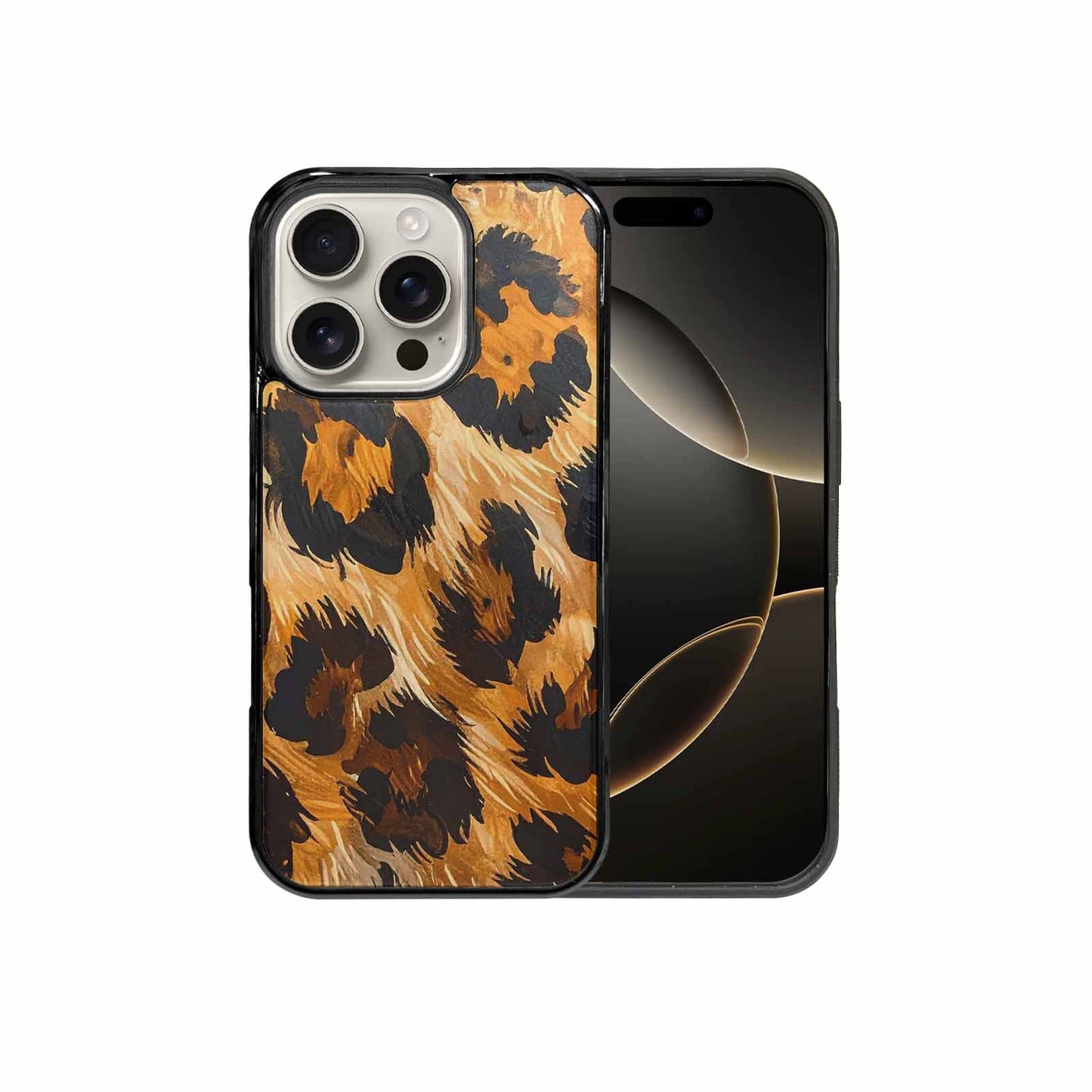 iPhone 16 Pro Case — Leopard Soft Airbrush Gradient, Custom Designed Case Cover