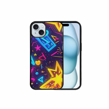 iPhone 15 Plus Case — 80s Retro Motif 80s Retro Motifs, Customized Protective Case
