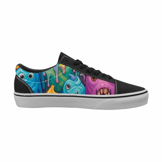 MEN'S Melting Ice Cream Monster Lace-Up Canvas Dreamlike Shoes