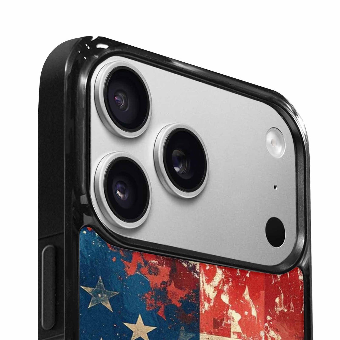iPhone 17 Pro Max Case — Small American Flag Stars Galaxy Space, Customized Protective Case