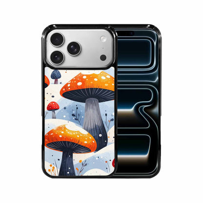 iPhone 17 Pro Max Case — Vivid Winter Mushroom Cartoon Cute, Custom Phone Case