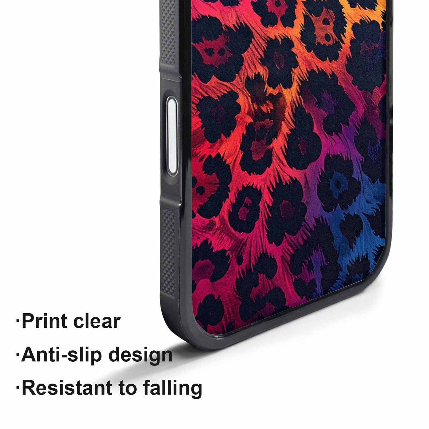 iPhone 17 Air Case — Leopard Print Dark Seamless Pattern Animal, Original Design Phone Case