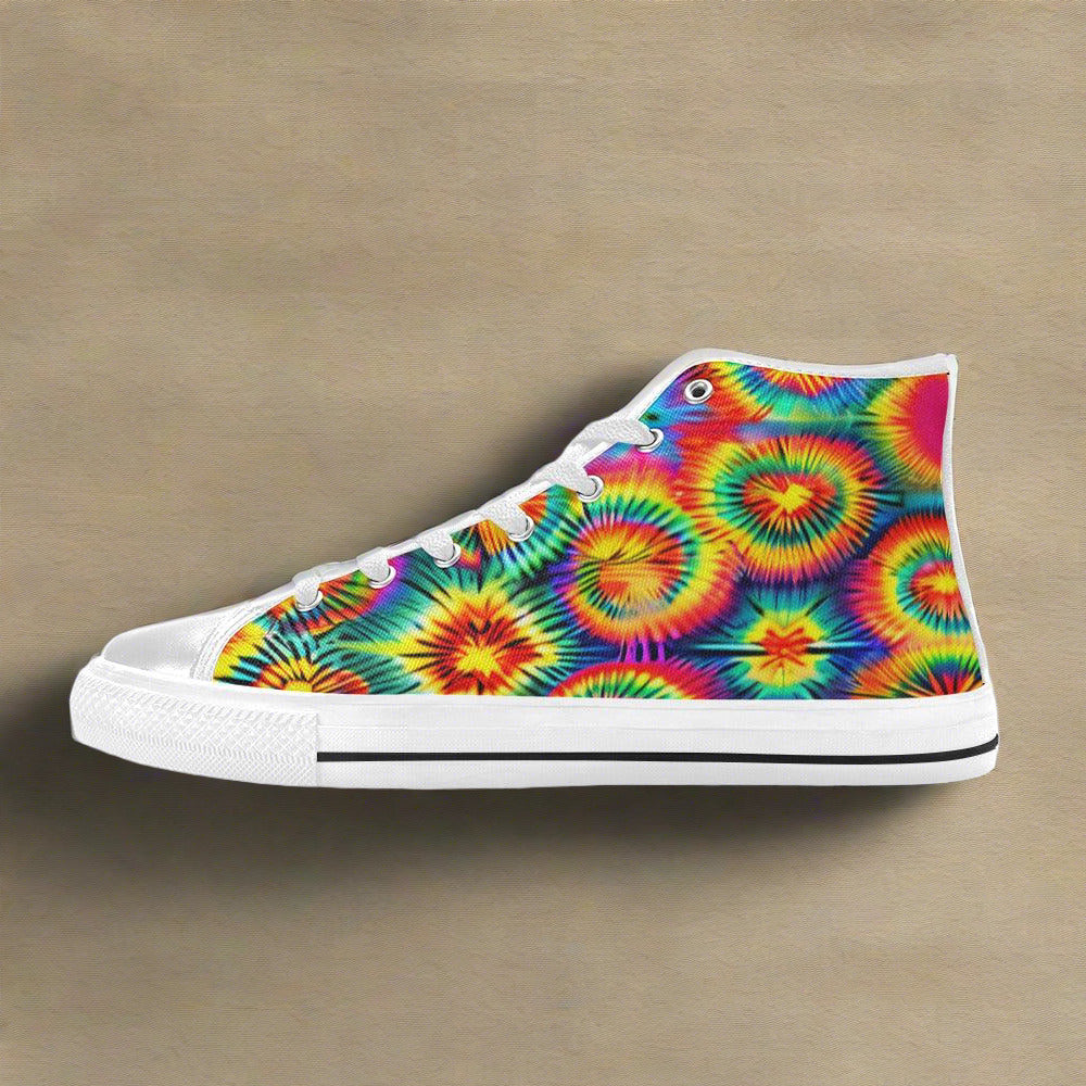 Monarch Pink Cream Unique WOMEN Bold Art - Freaky Shoes | Custom Art Sneakers