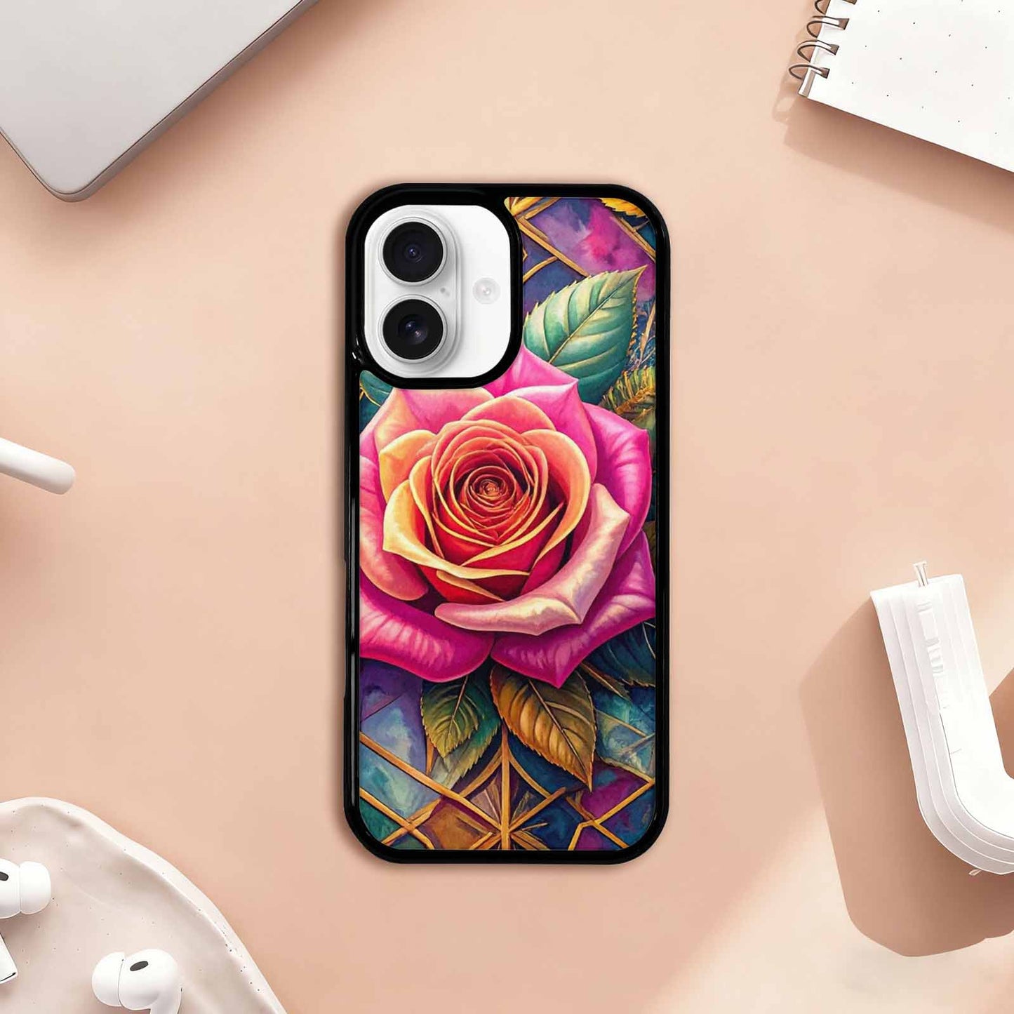 iPhone 17 Case — Chrome Tie Dye Tie Dye, Unique Phone Case Design