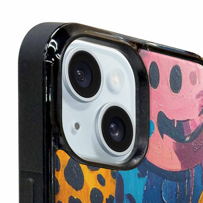 iPhone 15 Plus Case — Smiley Faces Animal Printsmile P7v, Custom Made Phone Cover