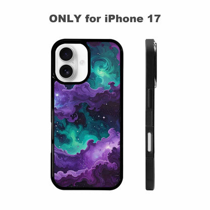iPhone 17 Case — Seamless Tileable Pattern Of Galaxy Space, Custom Designed Case Cover
