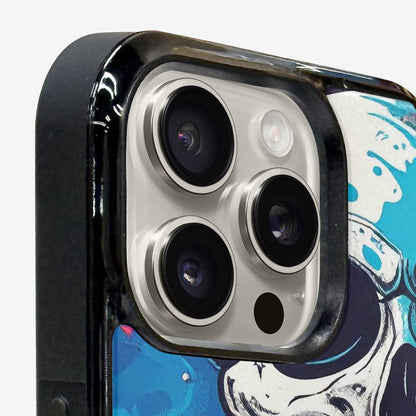 iPhone 16 Pro Max Case — Graffiti Skull Art Seamless Pattern Vibrant, Original Design Phone Case