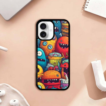 iPhone 17 Case — Small Cartoon Monster Character Cartoon Cute, Customized Protective Case