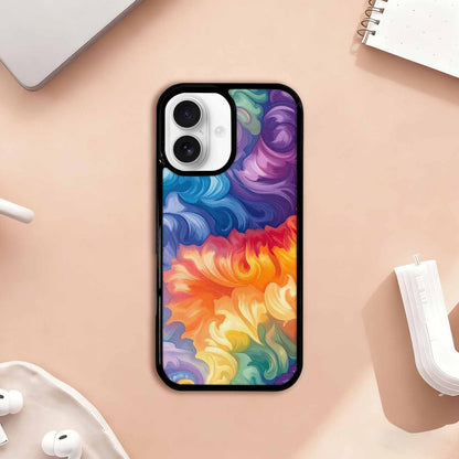 iPhone 17 Case — Tie Dye Swirls Tie Dye Tie, Unique Phone Case Design