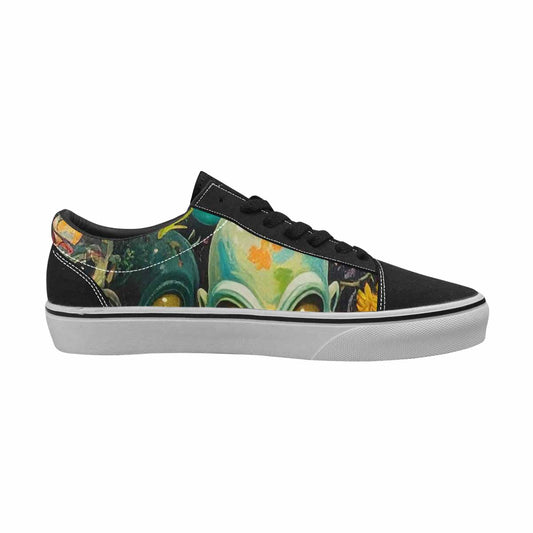 WOMEN'S Aliens Lace-Up Canvas Kaleidoscope Sneakers