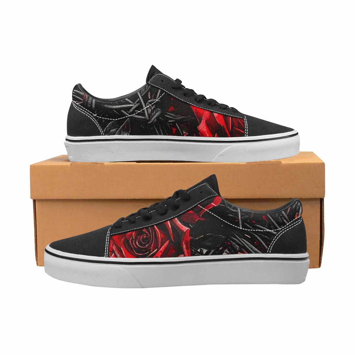 WOMEN'S Barbed Wire Coil Lace-Up Canvas Dreamcore Shoes